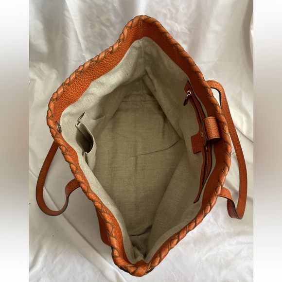 Gucci Orange Leather Tote bag - Picture 4 of 6